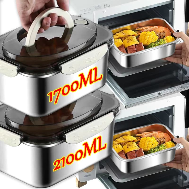 Contenitori per la conservazione degli alimenti, scatole bento per la conservazione della freschezza, contenitori ermetici per frigorifero, per viaggi giornalieri all'aperto, contenitori per alimenti.
