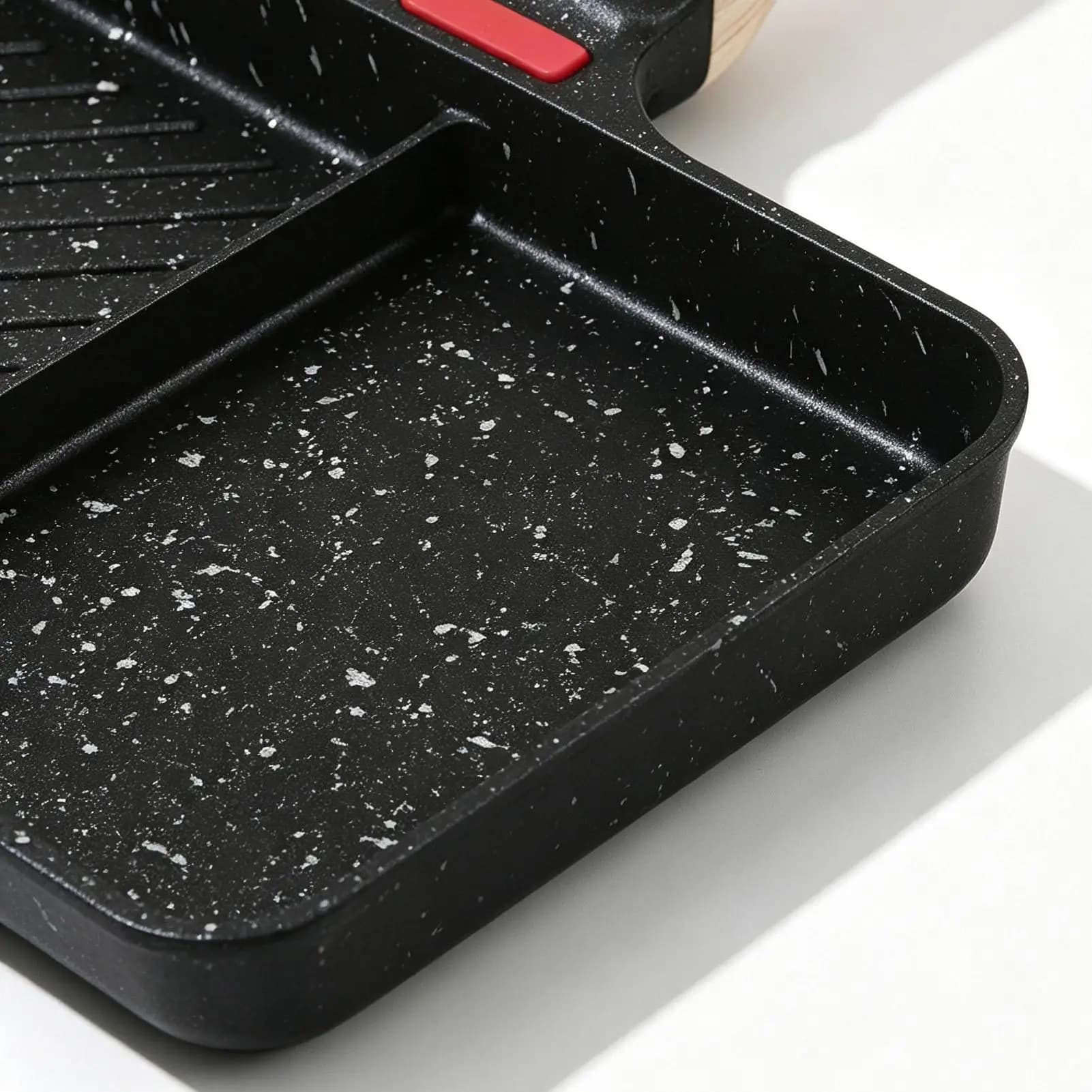 Griddle Pan Mini Nonstick Lightweight Detachable Square Skillet Non Stick Frying Pans For Stove Top Cooking Breakfast Omelette