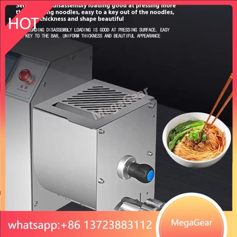 Estrusore elettrico per pasta per spaghetti a vite che fa macchina Macchina per la produzione di macaroni Macchina per la lavorazione di spaghetti Macchina automatica per pasta cava Noddle