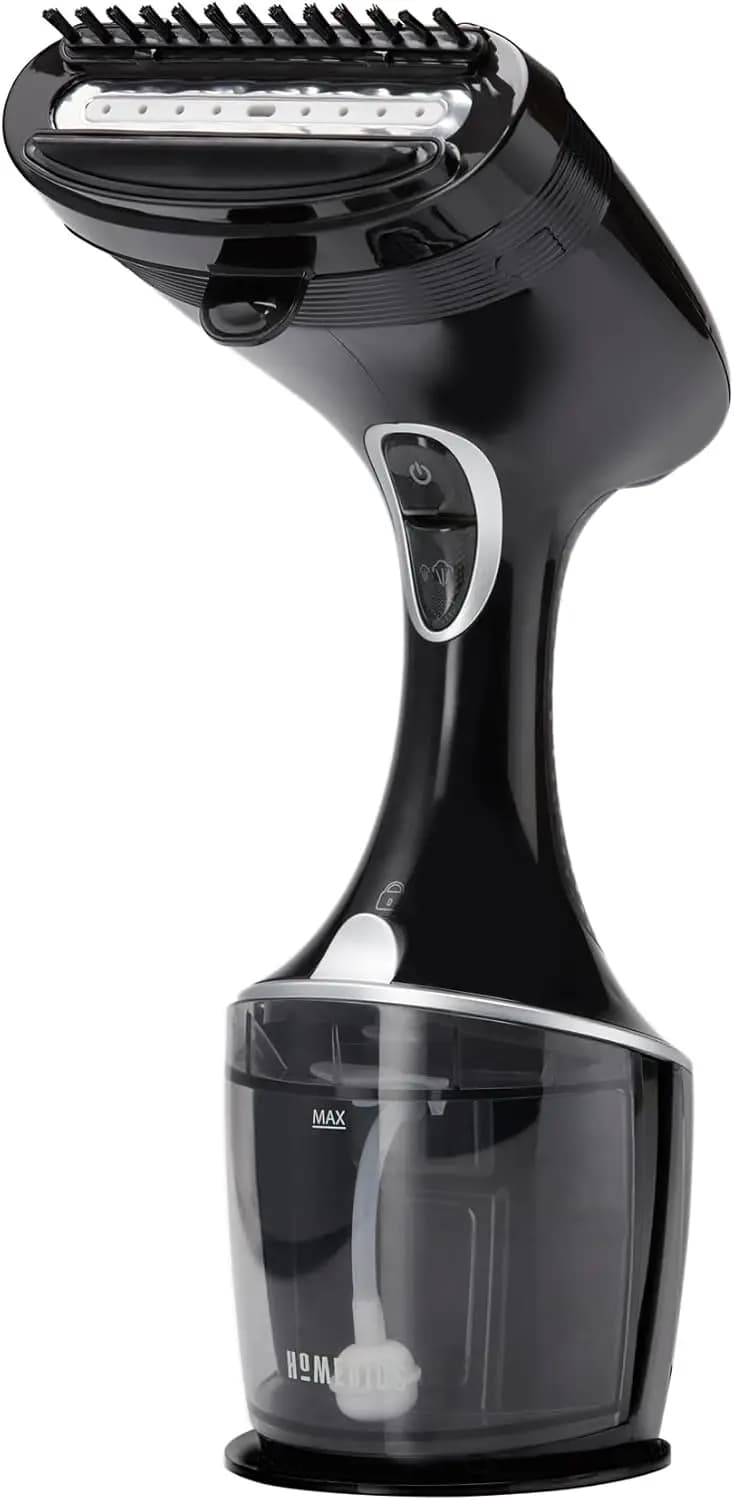 Vaporizzatore Portatile per Vestiti, 1550W Riscaldamento Rapido, Potenza Turbo, 15 Minuti di Vapore Continuo per Vestiti e Tende