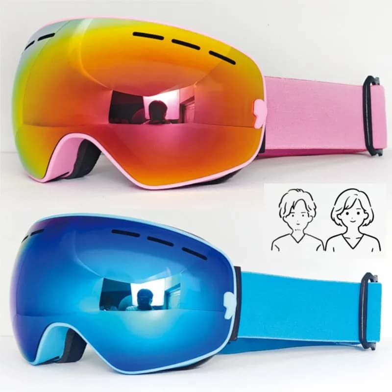 Winter Anti Fog Ski Goggles Polarized Anti Snow Blind Lens Ventilated Dustproof Fashion Snow Sports Eyewear For Men Women