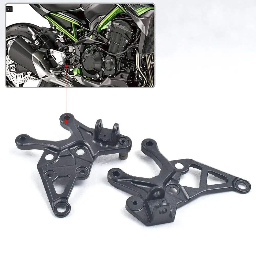 Per KAWASAKI Z900 Z 900 2017 - 2023 Accessori Moto Set di Poggiapiedi Pedane Anteriori Staffa di Montaggio