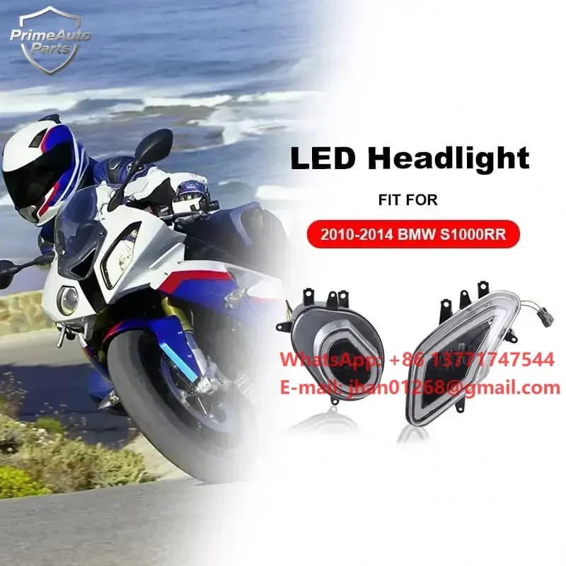 YongJin Motorcycle Accessories Headlight Headlamp Assembly for S1000rr 2020 2010-2014 Headlights Lamp