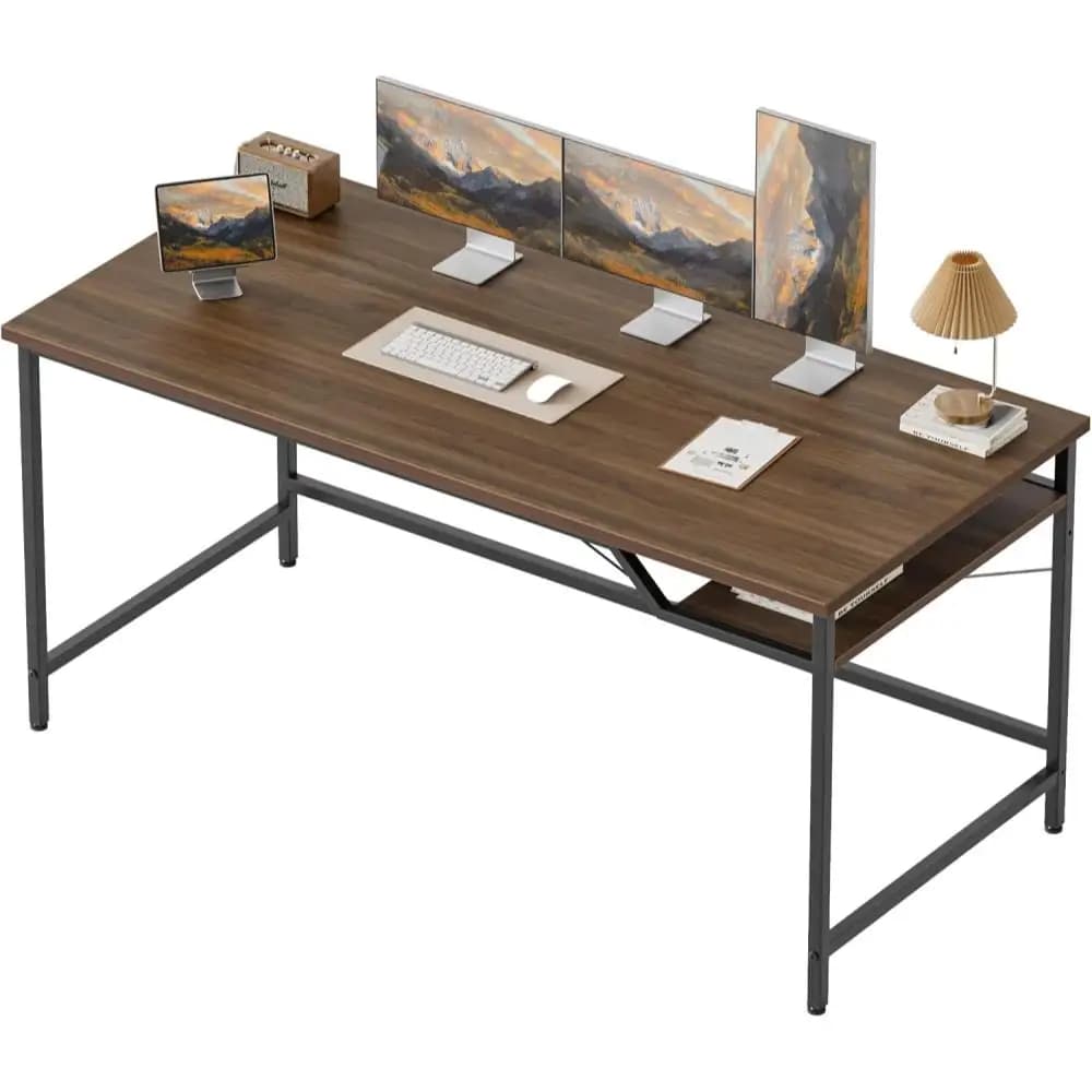 Scrivania per computer da 55 pollici, scrivania da gaming per piccoli spazi, tavolo moderno in stile semplice per ufficio domestico, tavolo da studio per studenti.