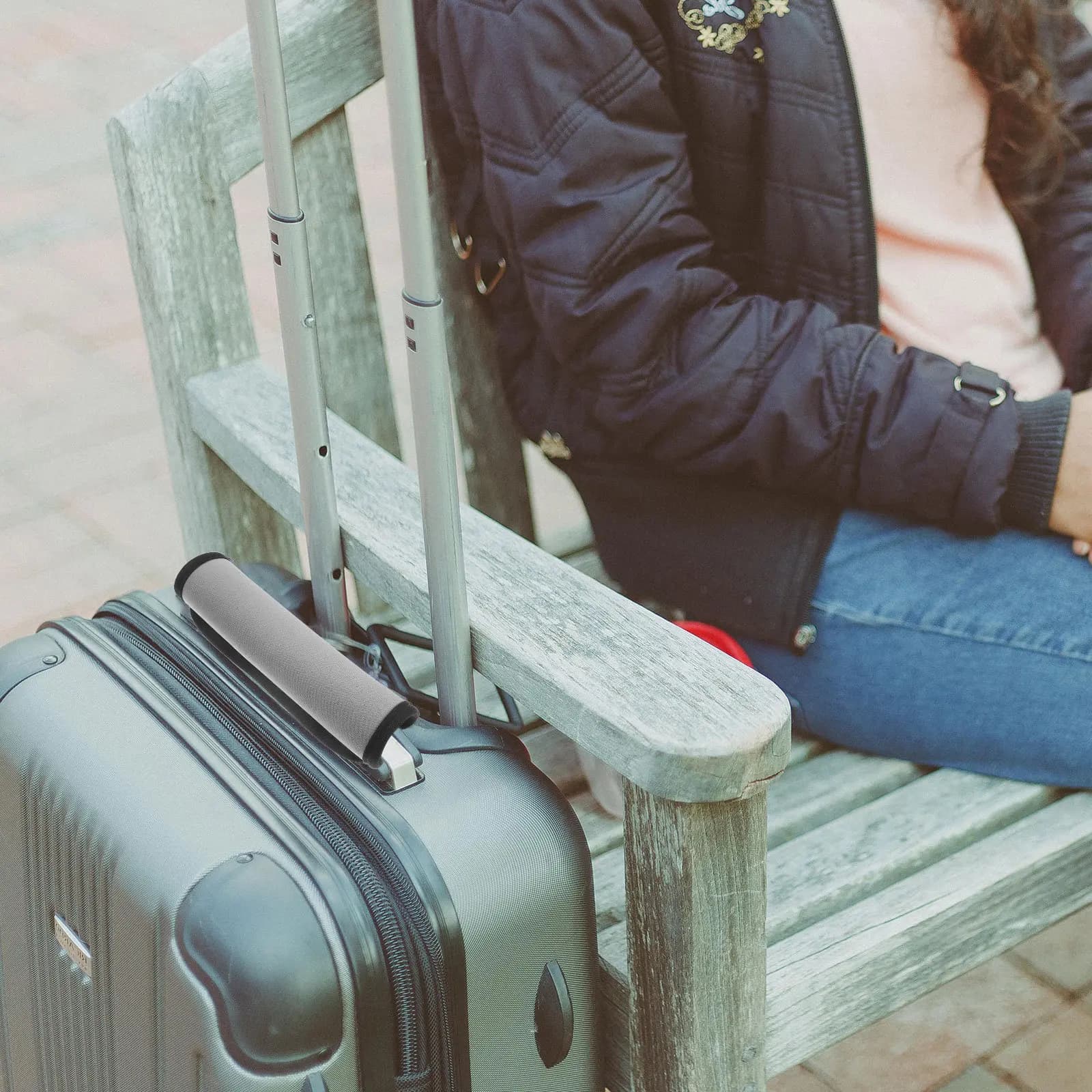 2 Pezzi Copri Maniglia Valigia Imbottito Morbido Antiscivolo per Valigie Borse da Viaggio, Comfort e Sollievo per le Spalle