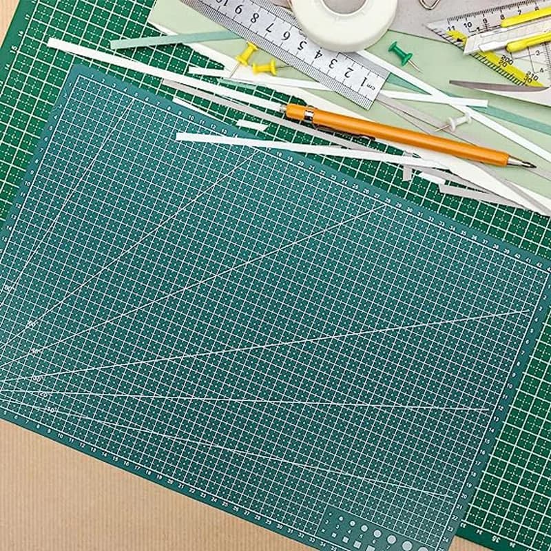 A3 A4 A5 Tappetino da taglio in PVC Banco da lavoro Patchwork Cucito manuale Coltello fai da te Incisione Tagliere in pelle Sottostrato su un lato