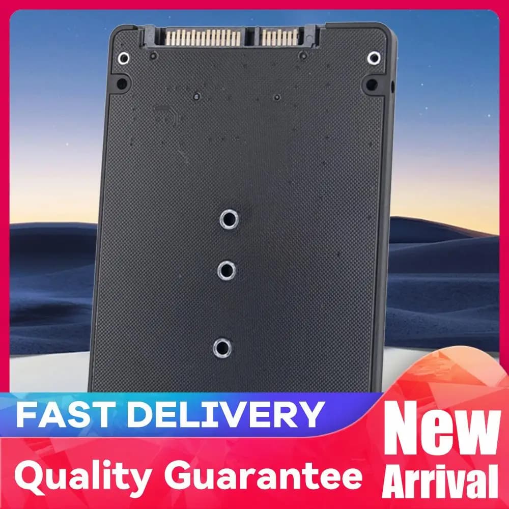 Adattatore M.2 NGFF SSD a SATA3, Box Esterno per Disco Rigido, Scheda Adattatore 6Gbps Dual-Use M.2 NGFF a SATA3.0 per PC