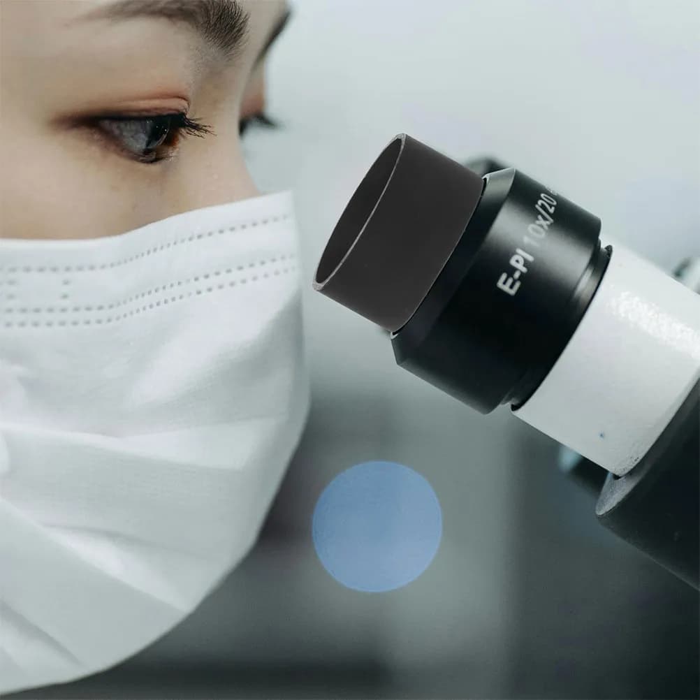 2 Pezzi Oculari in Gomma per Microscopio Stereoscopico 36mm-38mm, Protezioni Oculari Binoculari per Visione Confortevole del Microscopio