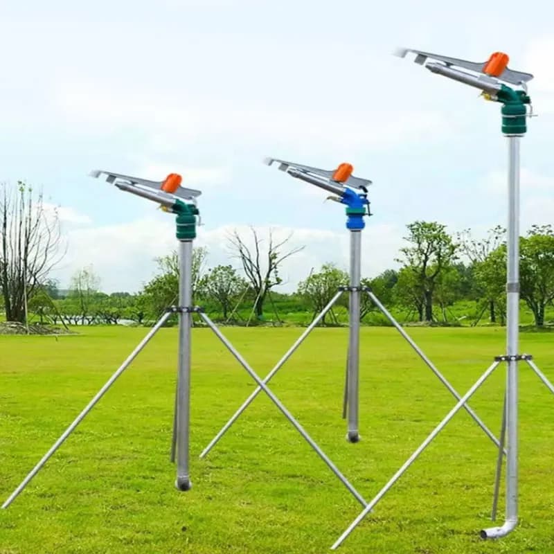 Sistema di Irrigazione Agricola, Irrigatore Pesante su Treppiede, Rotazione a 360°, Grande Cannone a Pioggia Py30 Py40 Py50 per Agricoltura