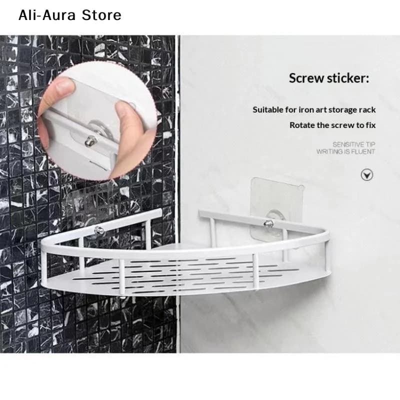 1Pcs Strong Adhesive Screw Wall Hooks Home Decoration Fixing Suction Cup Wall Mount Kitchen Bathroom