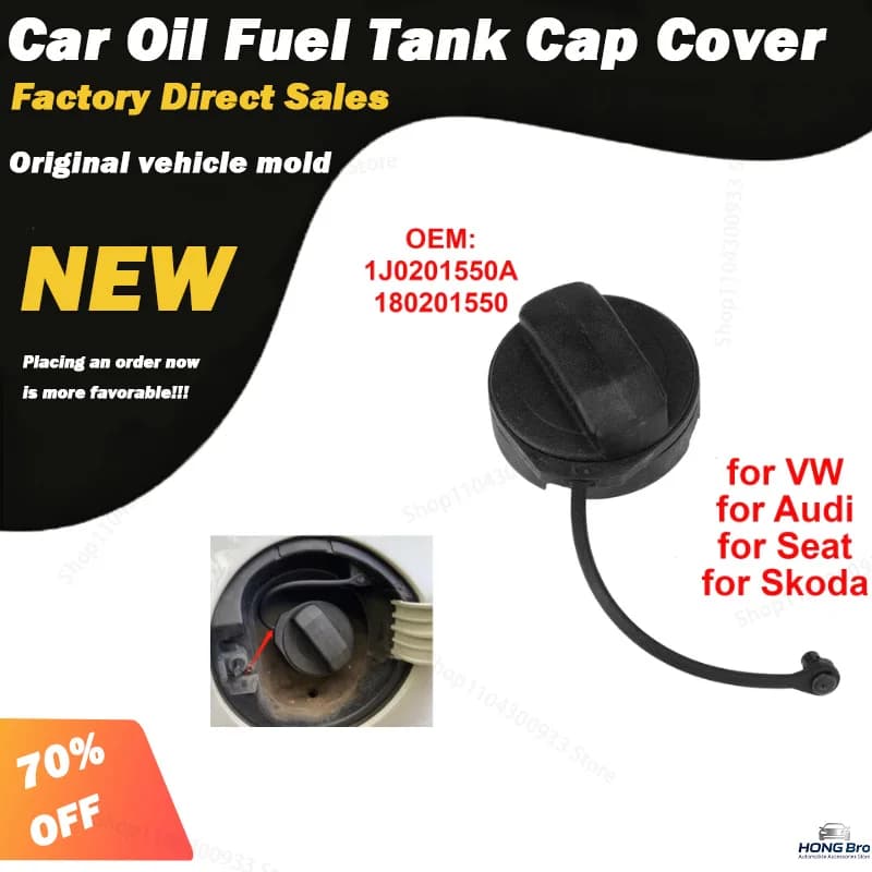 For VW Golf Jetta Passat Polo for Audi A3 A4 A6 for Skoda Octavia Leon for Seat Car Oil Fuel Tank Cap Cover Rope Loop 180Z01556