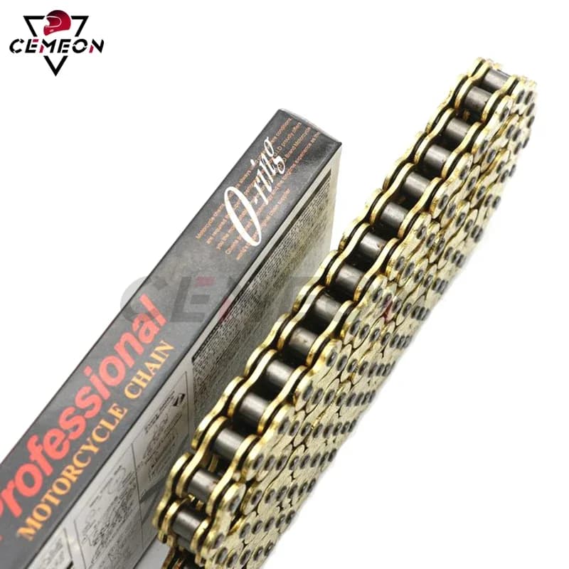 Oil tank for off-road vehicles for general road sports cars for motorcycle 428HV X136L gold transmission chain (with O-ring)