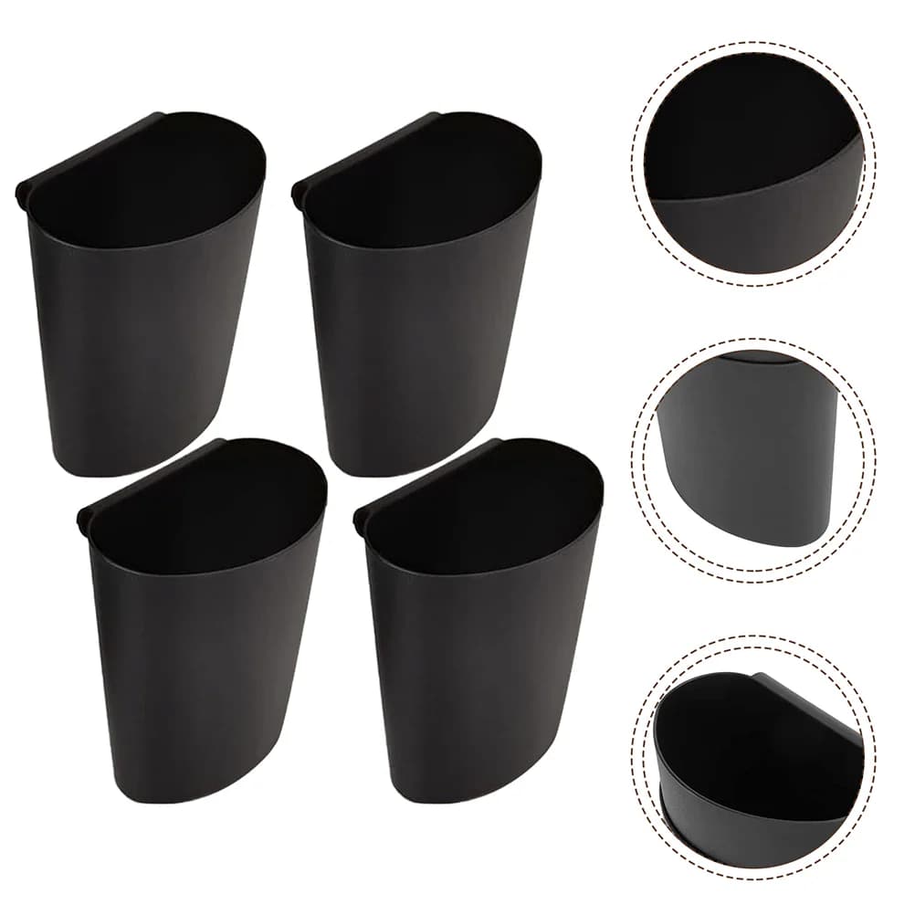 4 pezzi cestini portaoggetti portatili con secchio sospeso per accessori per carrello piccolo cestino per rifiuti sospeso pattumiera ganizer spazio per l'home office