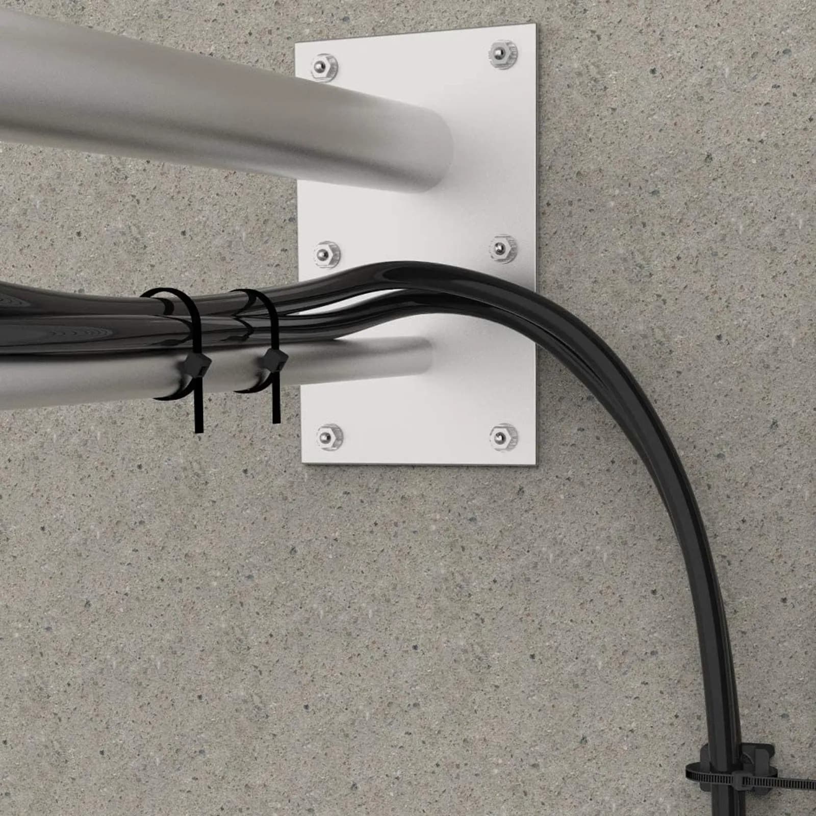 Supporto per fascette stringicavo in plastica con viti di fissaggio, organizer per cavi, clip di fissaggio in nylon con base a vite