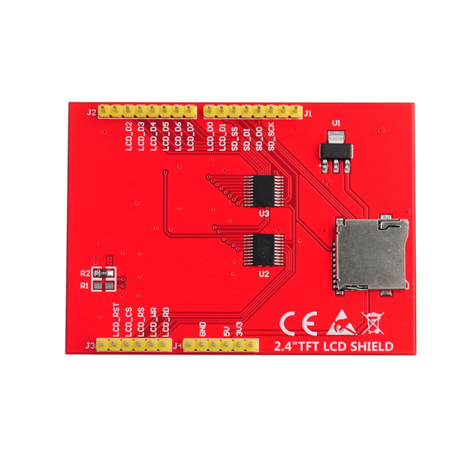 DIYmall 2.4" Inch TFT LCD Display Module with ILI9341 Controller and Resistive Touchscreen for Arduino Mega-2560