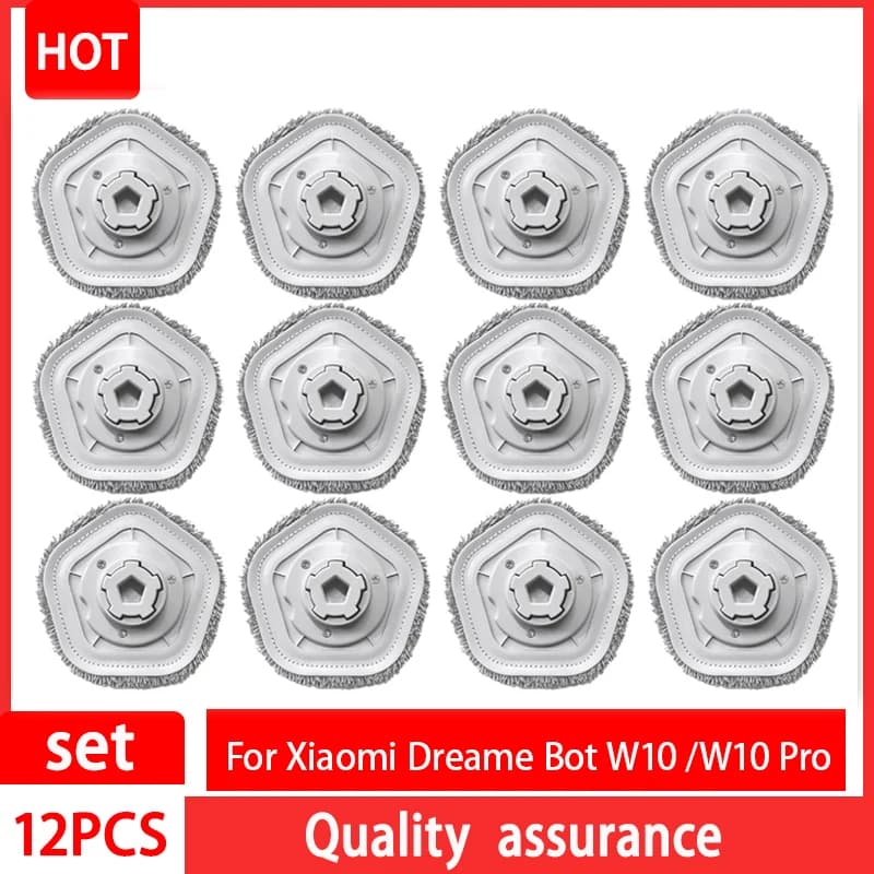 Per XiaoMi Dreame Bot W10 e W10 Pro Mop Pad Pezzi di ricambio Aspirapolvere Robot autopulente Accessori per aspirapolvere e mop Panno per mop
