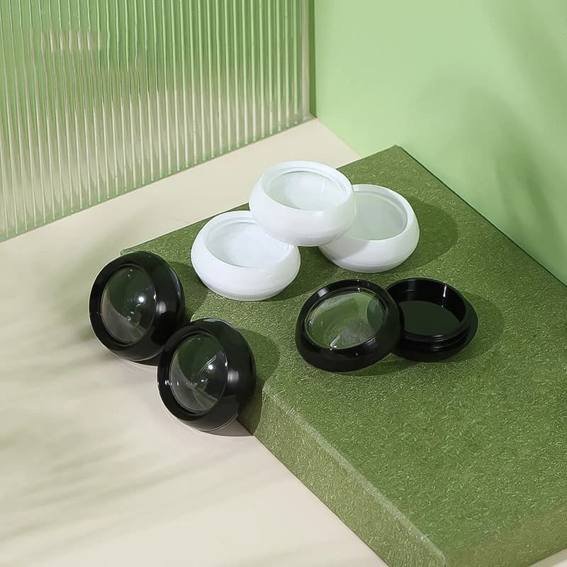 Contenitore per Decorazioni Unghie, Vasetto, Scatola, Contenitore per Ombretto e Labbra, 10 Pezzi, Flacone Ricaricabile, Vuoto, per Glitter Unghie
