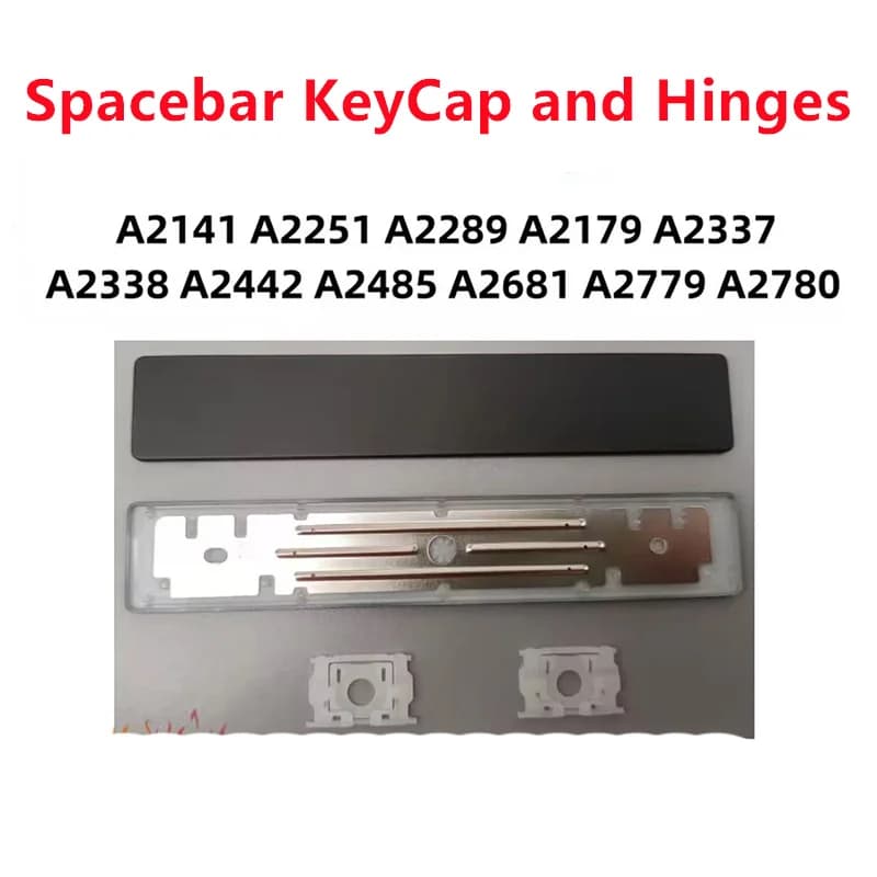 Tappo chiave e cerniere di ricambio per barra spaziatrice per MacBook Pro/Air A2141 A2289 A2251 A2179 A2337 A2338 A2442 A2485 A2681 A2779 A2780