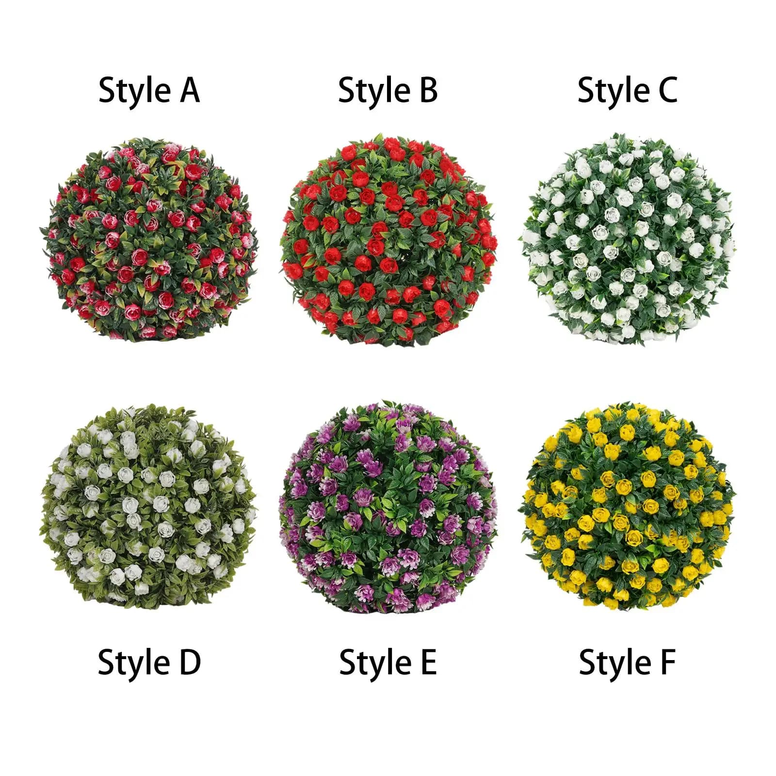 20cm Decorative Artificial Artificial Plants Toy Ball PE Material