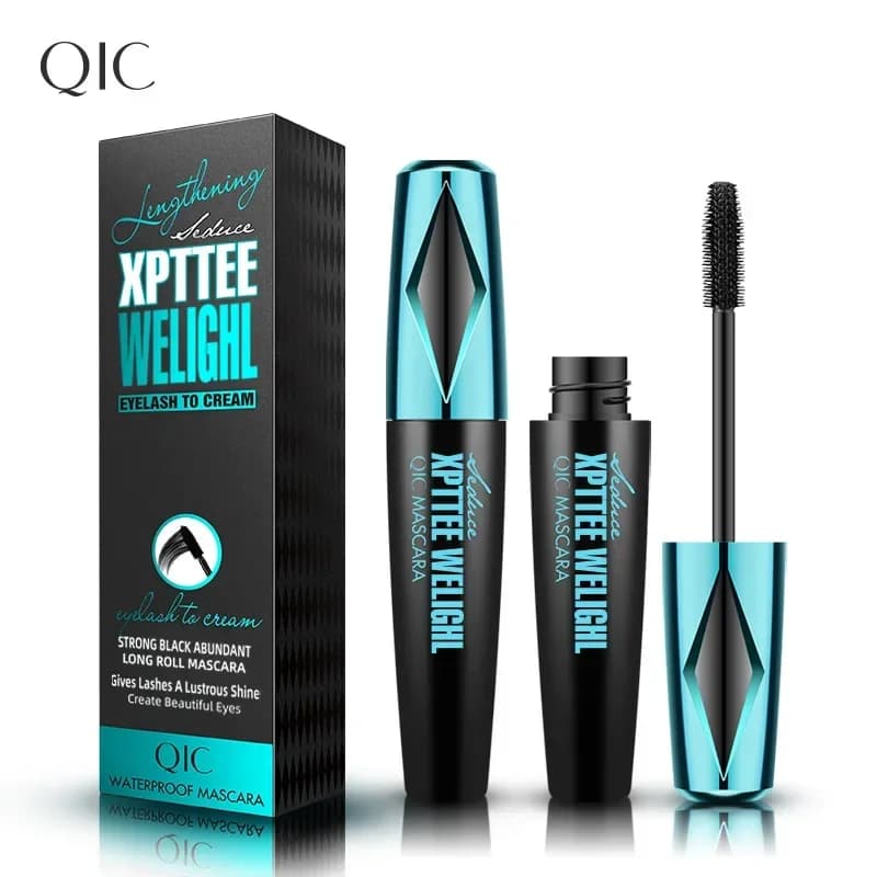 QIC Waterproof Mascara Extension and Volumizing for Natural Eyelashes, 4D Effect, Long Duration 24h, Resistant to Changing, Fashion Bestseller, 10ml