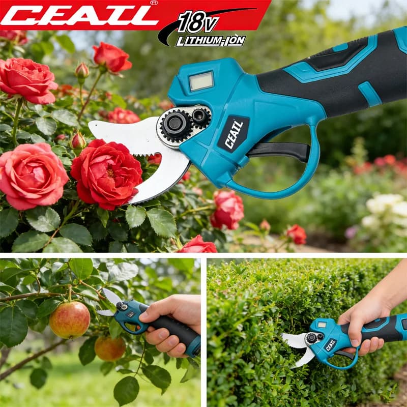 2026 🍍 Forbici Elettriche Professionali Senza Spazzole 18V per Batteria Makita, Potatore per Rami d'Albero, Forbici da Giardino Elettriche
