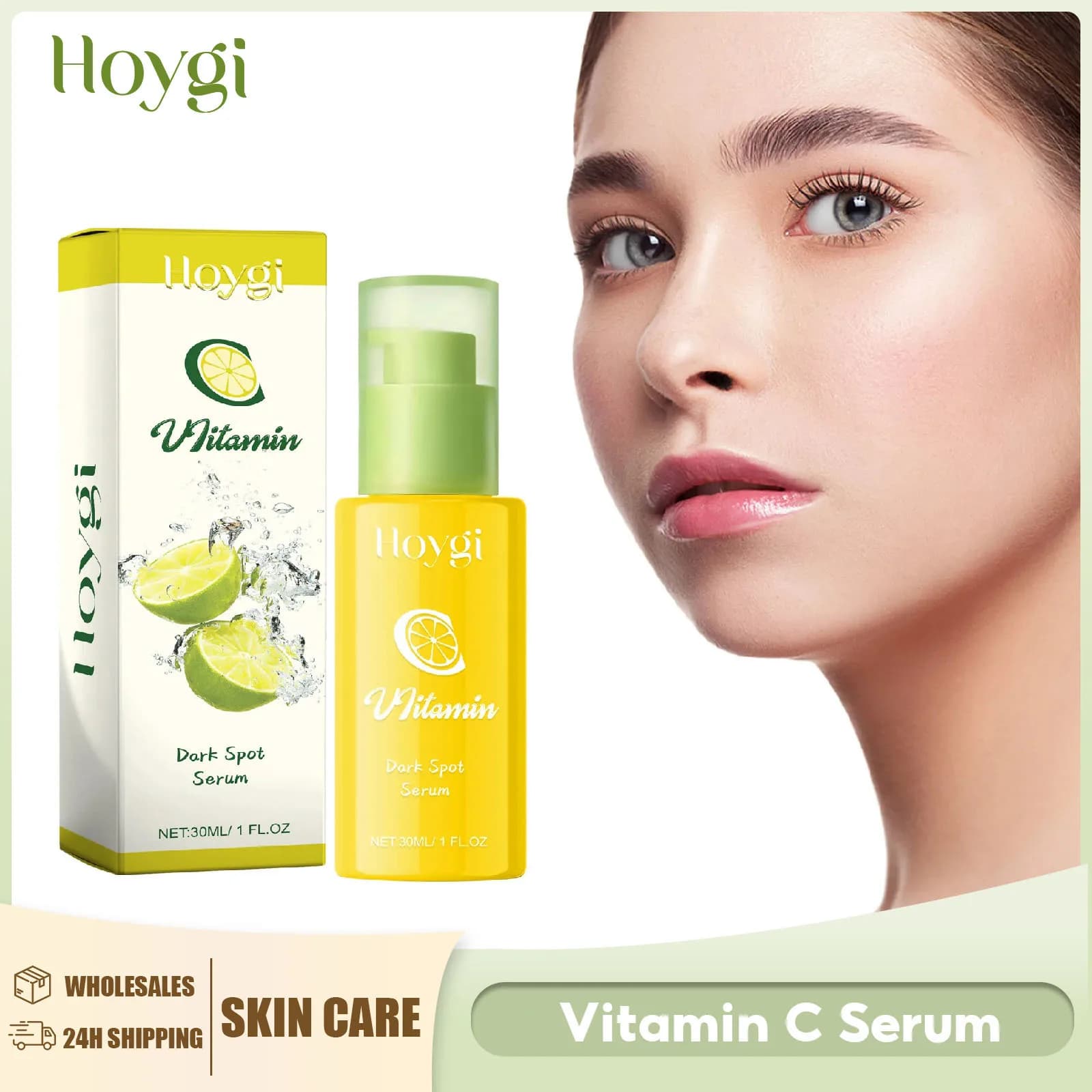 Serum to vitamin C Corrector for dark spots Anti pigeon Dissolvency Melanine Reducing pores Remove thin lines