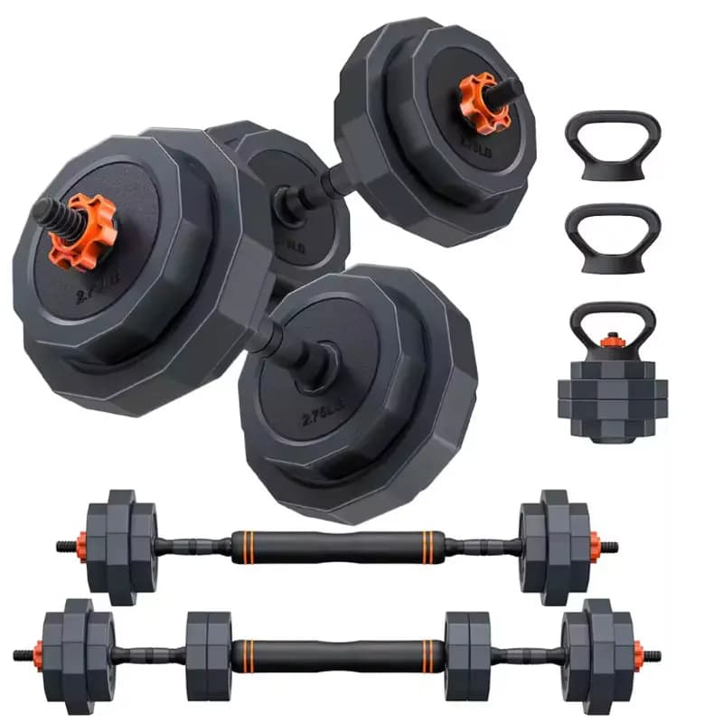 Factory Price Adjustable Manubri Set | Multifunction Pesis Set for Home Gym | Combined Manubri/Bilancieri/Kettlebell Set