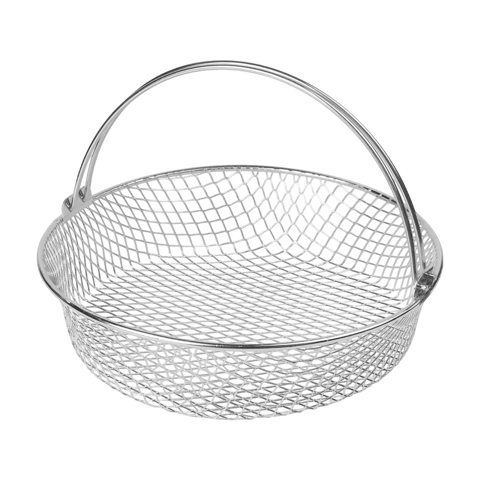 Stainless Steel Multipurpose Kitchen Basket for Air Fryer, Durable Construction and Rush Resistant