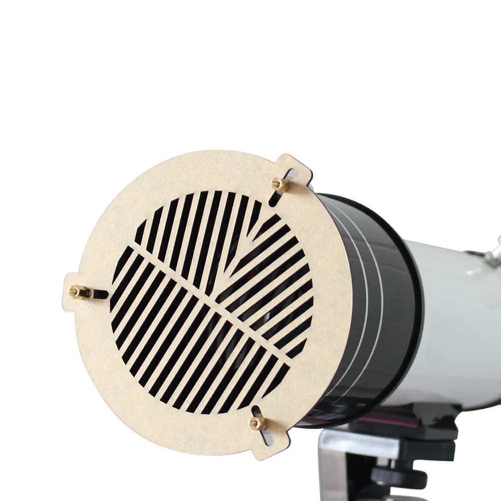Bahtinov accessori per telescopio astronomico fotografia spaziale profonda piastra di messa a fuoco a lisca di pesce maschera di messa a fuoco diametro fisso 60-90mm
