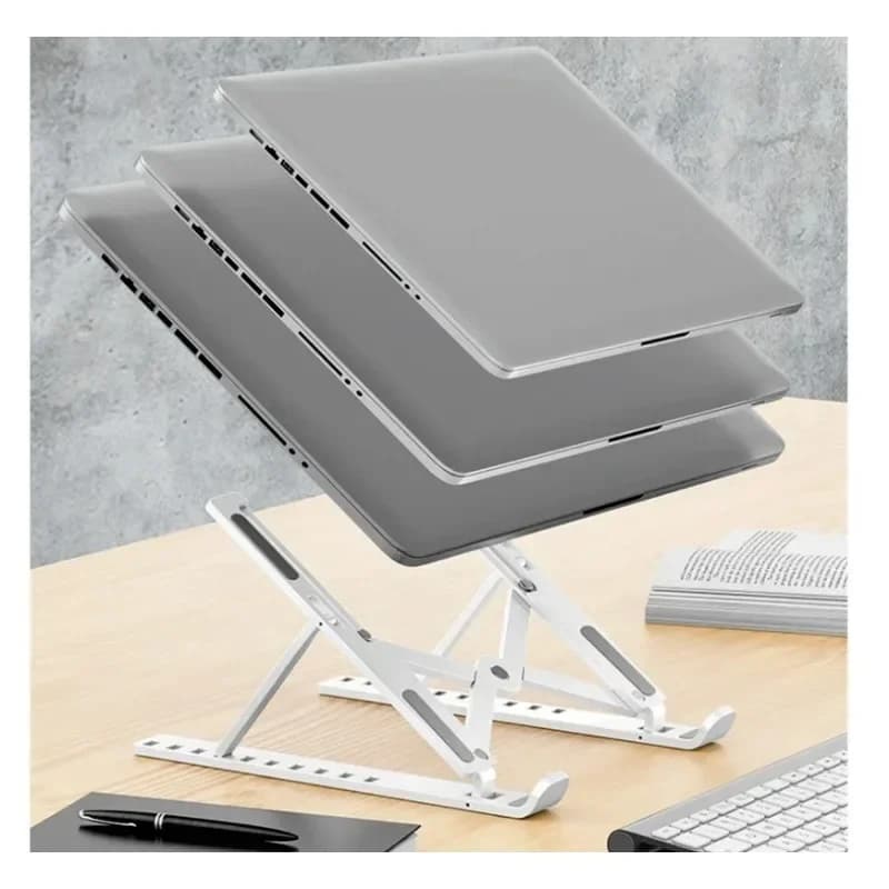 Portable Laptop Stand Tablet Holder For Computer Foldable Support Base Cooling Pad Lifting Plate Desk Office Accessories