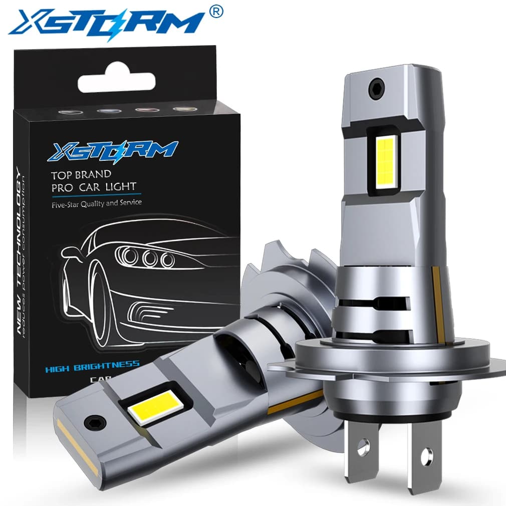 XSTORM H7 Kit faro lampadina a LED Mini Wireless 60W 20000LM 6500K CSP per faro auto 12V Lampade a diodi automatici bianche H7 Turbo Led