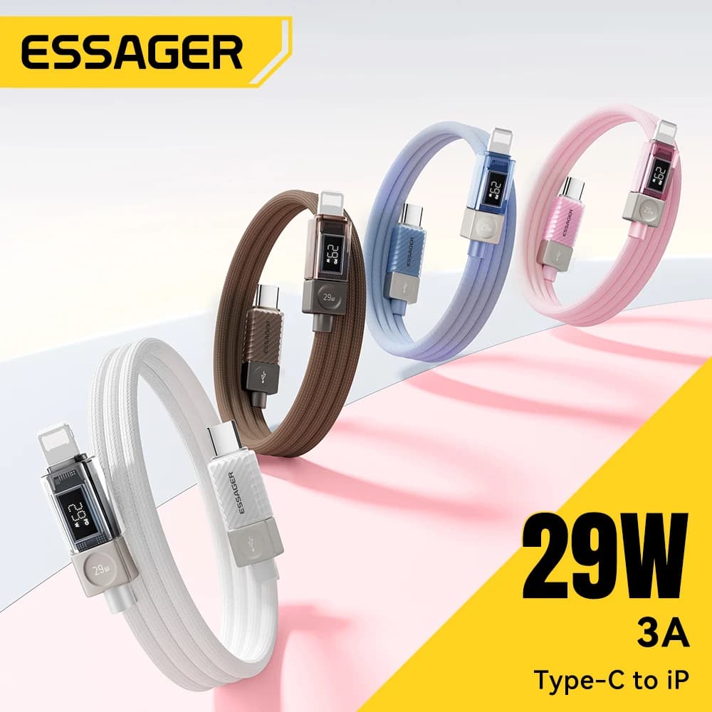 Cavo USB Type C PD 29W Essager per iPhone 14 13, Cavo di Ricarica Rapida USB C per iPhone, Cavo USB Type C