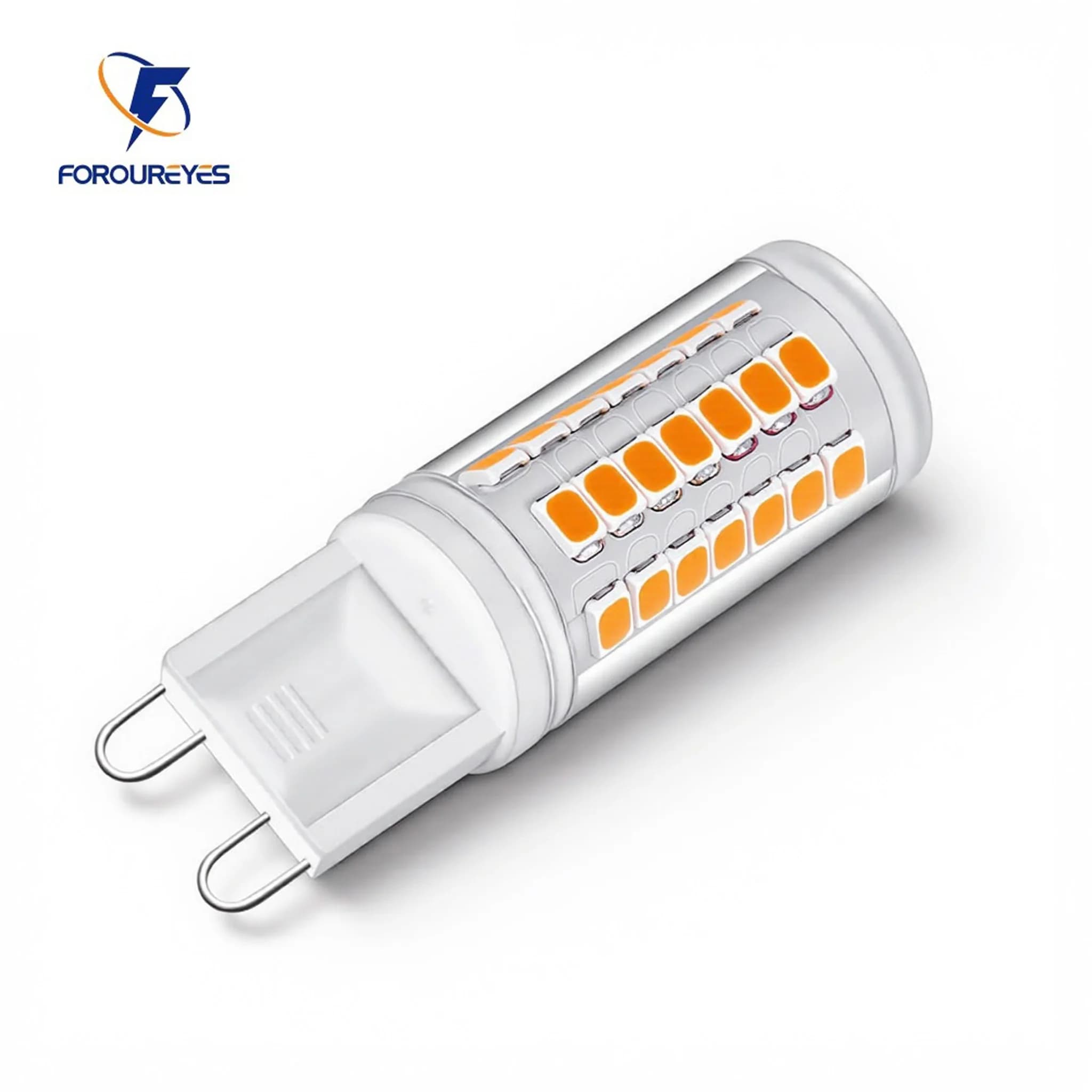 Lampadina LED G9 dimmerabile senza sfarfallio AC110V 220V 45LED 2835SMD 4W Lampada a LED Supporto in ceramica Luci Lampadario Luci Illuminazione