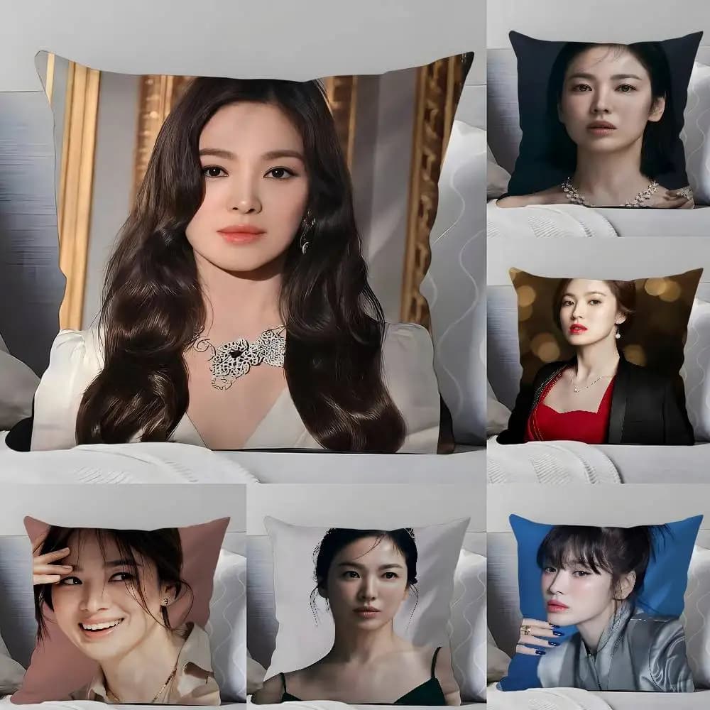 Song H-Hye K-K-Kyo Pillow Case Pillowcase Soft Skin Friendly & Comfortable With A Hidden Zipper