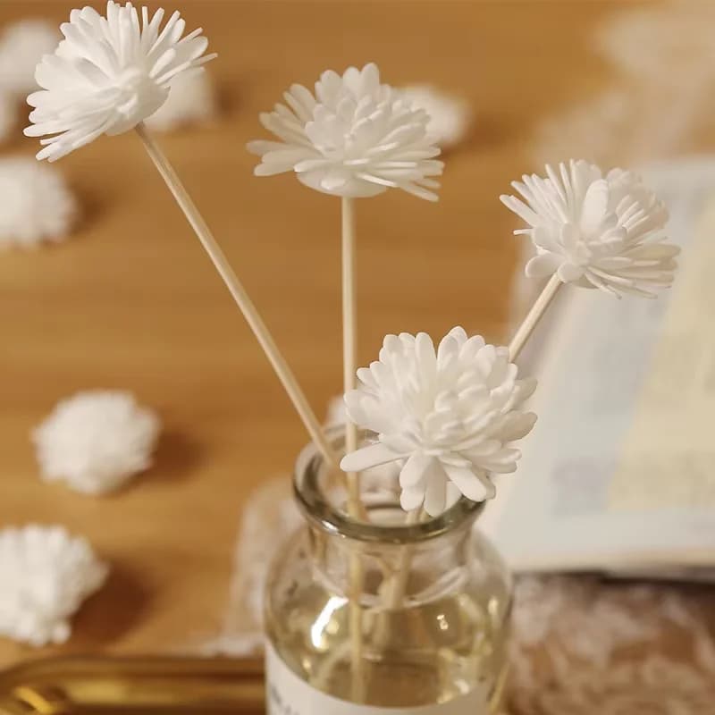 Set di 9 Bastoncini Diffusori di Aromi in Rattan Senza Fiamma per Casa e Soggiorno, Accessori per Incenso Aromatico