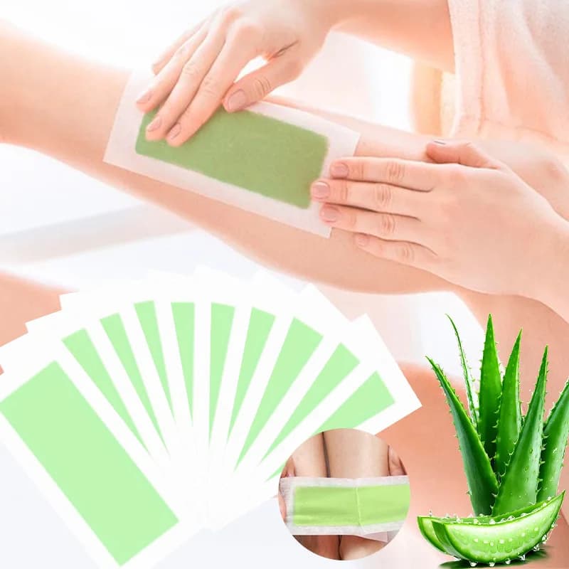 40 pezzi di carta cerata per depilazione carina depilatoria strisce di cera fredda carta per viso collo braccio gamba corpo strumenti di bellezza