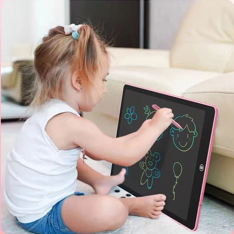 10/12/pollici LCD Colorato Tavoletta da disegno Tavolo da disegno Kid Graffiti Sketchpad Giocattoli Scrittura a mano Lavagna Tavolo da disegno Giocattoli per bambini