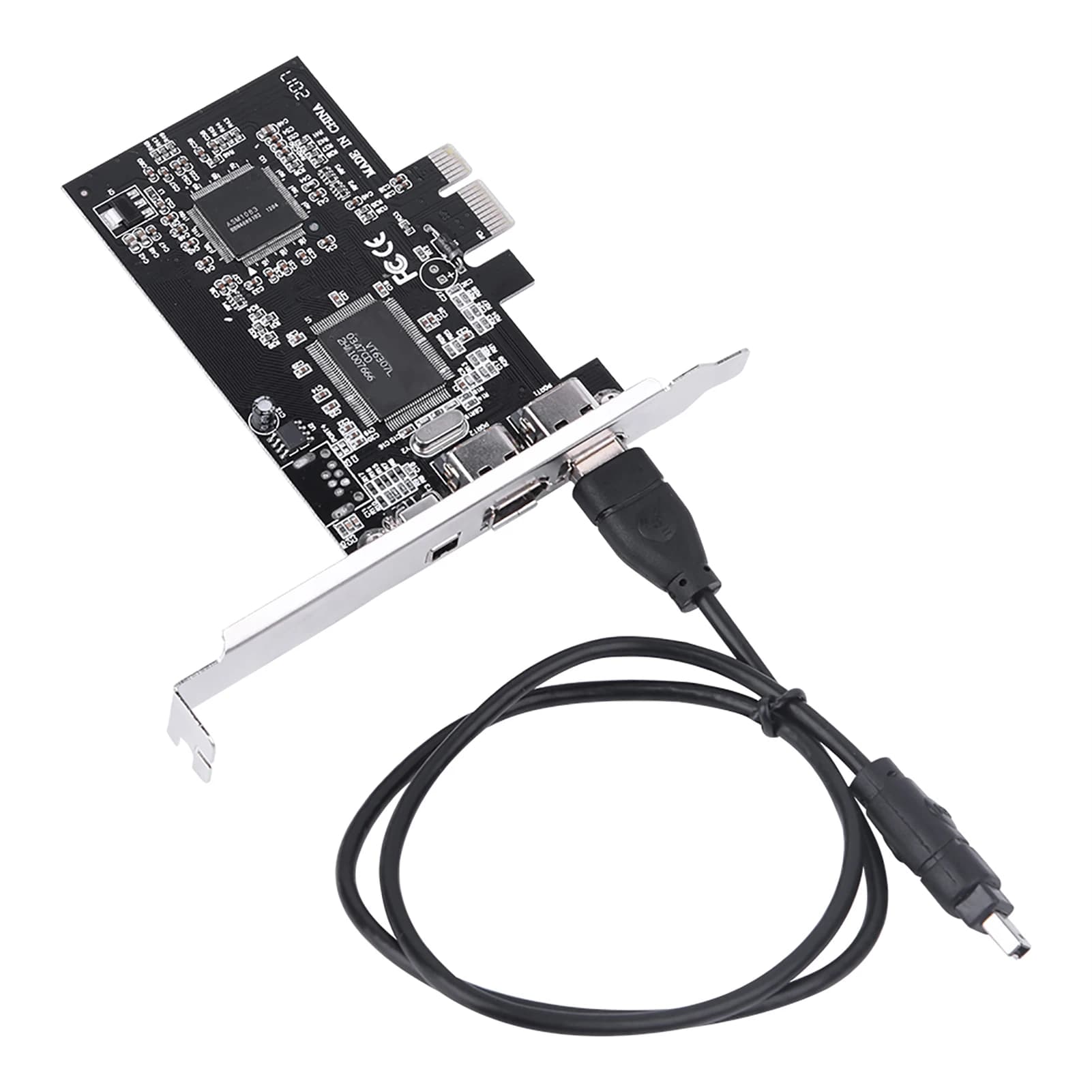 Scheda controller 1394a PCI-E PCI Express FireWire 1394a Scheda controller IEEE 1394 con cavo Firewire Scheda controller firewire