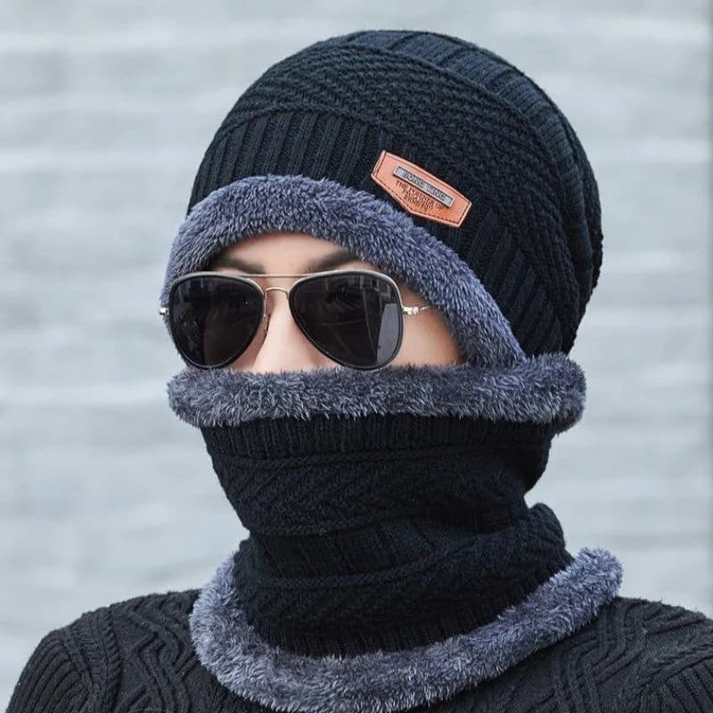 Winter Cap Set - Outdoor Accessories Elastic Knitwear Comfortable
