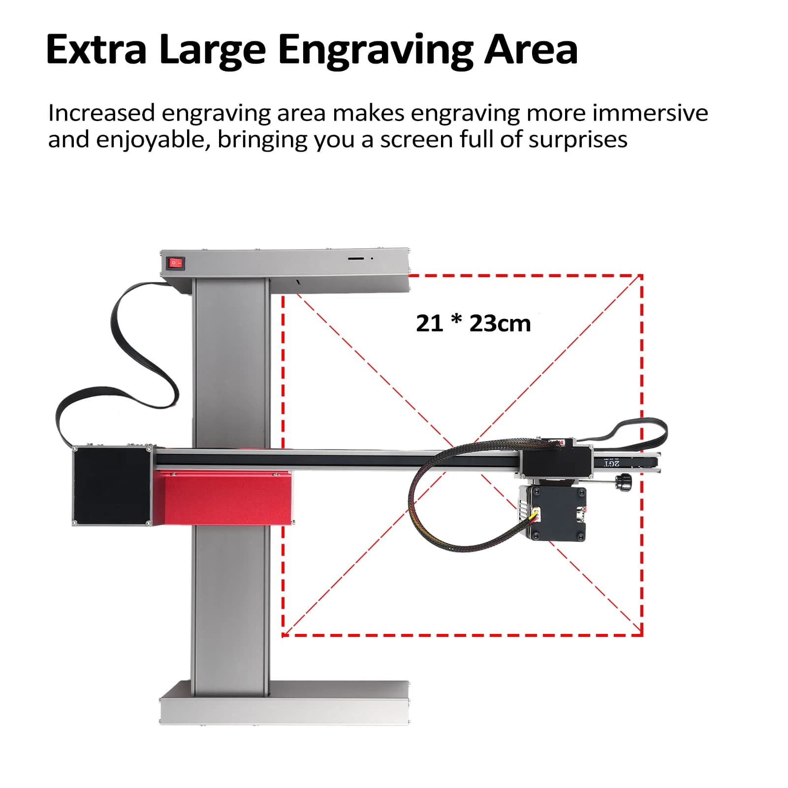 NUOVA Macchina per Incisione Laser per Legno/Pelle, Area di Incisione 210*230mm, Macchina per Incisione Laser Adatta ai Principianti