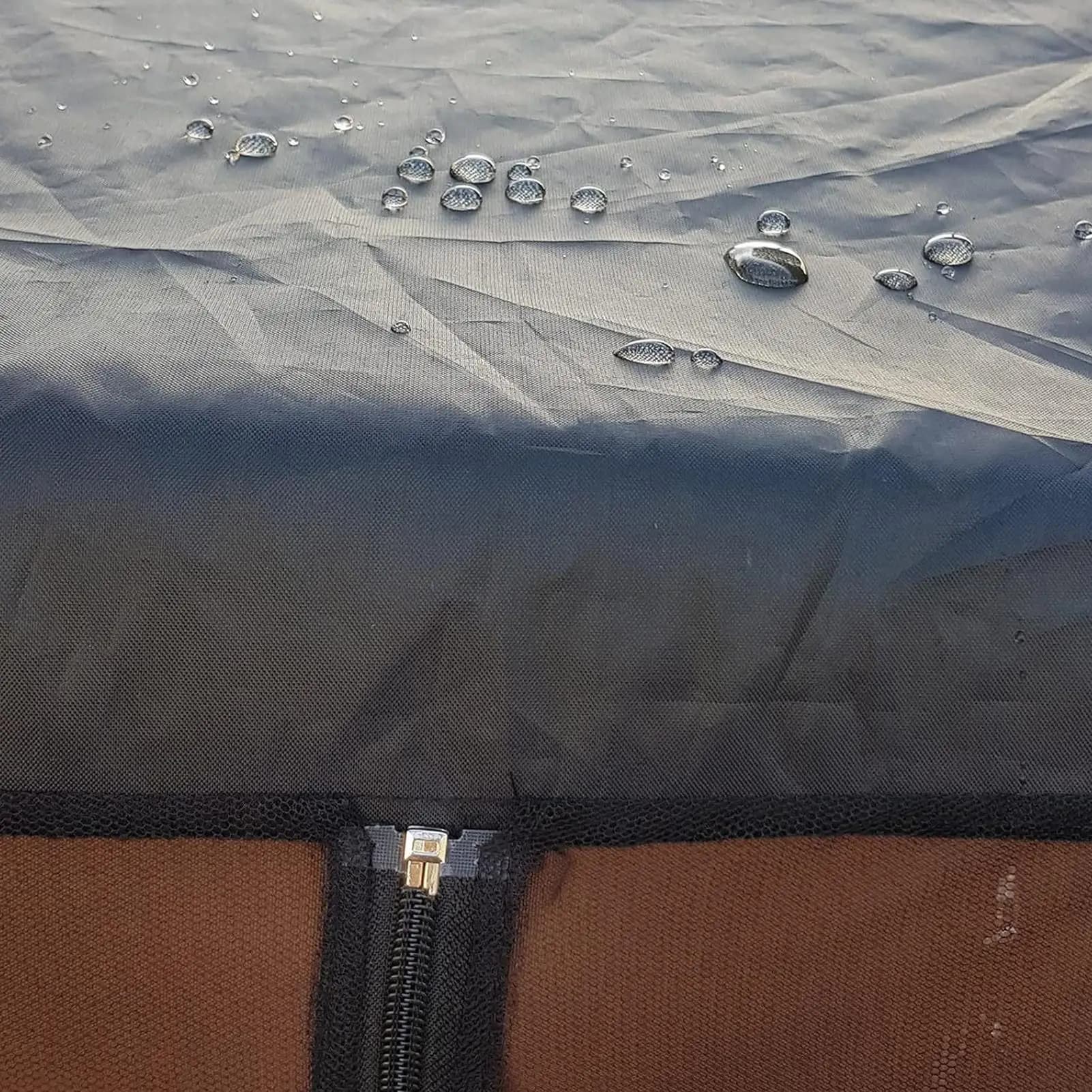 Copertura per altalena da patio con cerniera, traspirante, protettiva, in rete fine, per sedia, tenda antimosche per viaggi, arrampicata, escursionismo, pesca