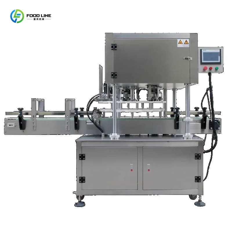 Macchina Sigillatrice Personalizzata per Barattoli in PET, Sigillatrice Rapida a Doppio Barattolo, Macchina Tappatrice Industriale per Frutta Secca