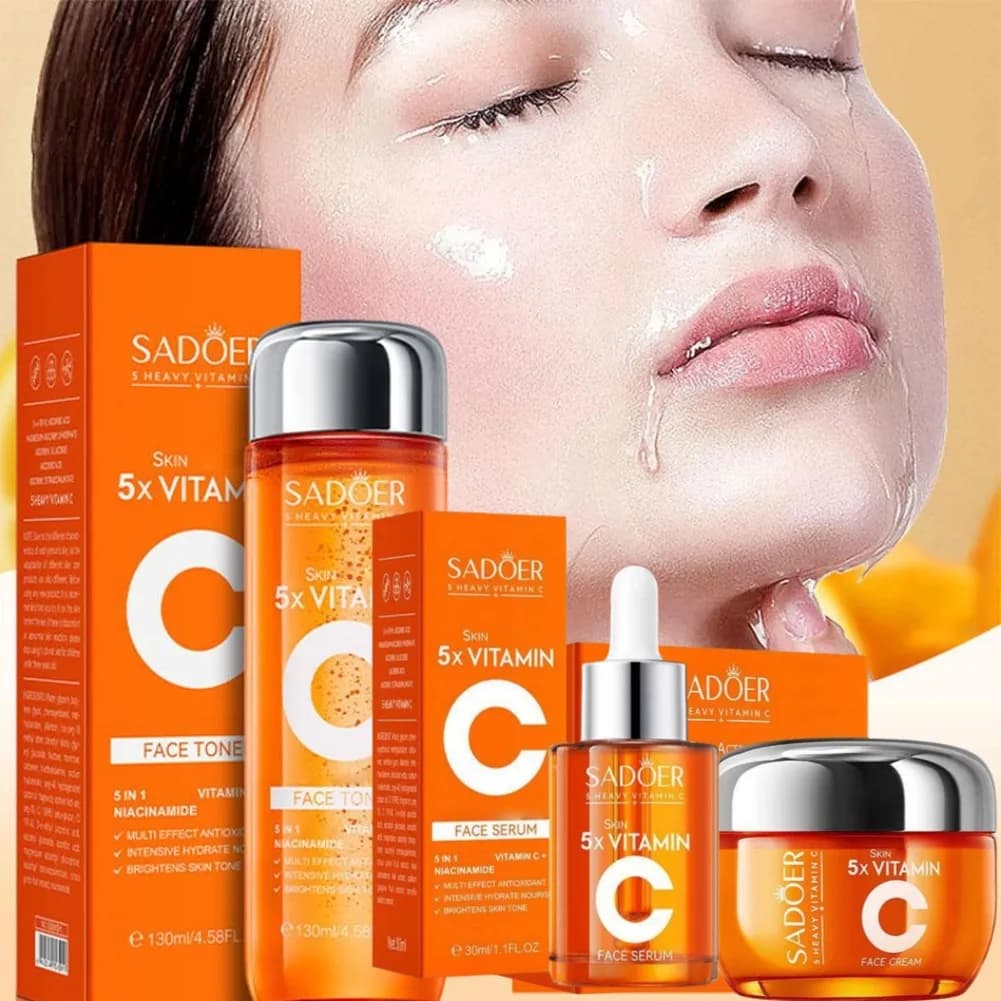 Revitalizing serum for skin to vitamin C Set for skin care Moisturizing lightening Cream Rassodante and lift Reparative essence Korean skin care
