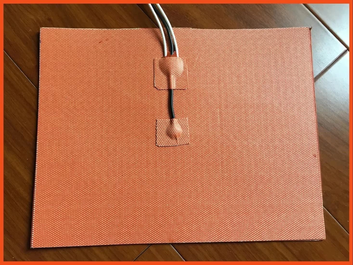 Piastra riscaldante in silicone 400mmX500mm 1600W 120V con termistore NTC 100K, per stampante 3D, pad riscaldante grande, riscaldatore a olio