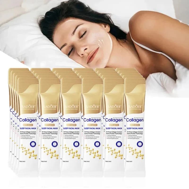 Collagen face masks for sleeping Skincare Face skin Hydrating Shaking Shaping Moisturizing face mask Skin care 3/10/20/30 pieces