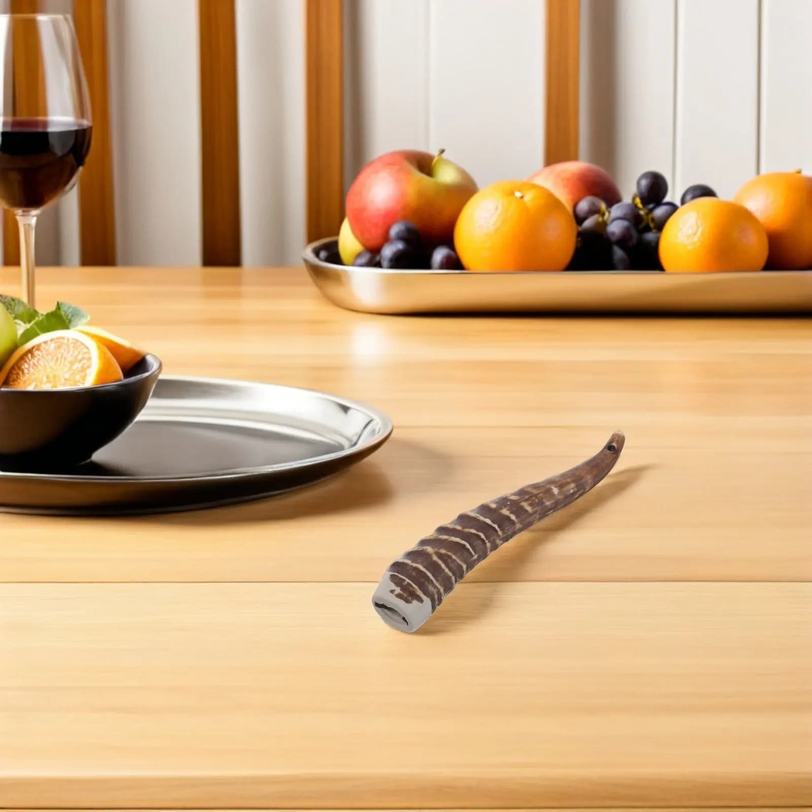 Impugnatura Realistica in Corno di Cervo per Coltelli, Stile Corno di Alce, Antiscivolo, per Riparazione Fai-da-Te di Manici di Coltelli da Cucina