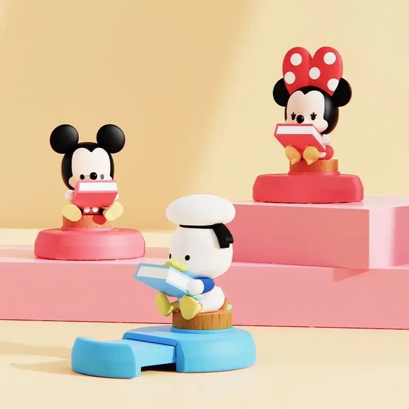 Cartoon Mickey Mobile Phone Bracket Drawer Type Assemble Ornaments Desktop Tablet Bracket Cute New Style Minnie Lovely Kawaii