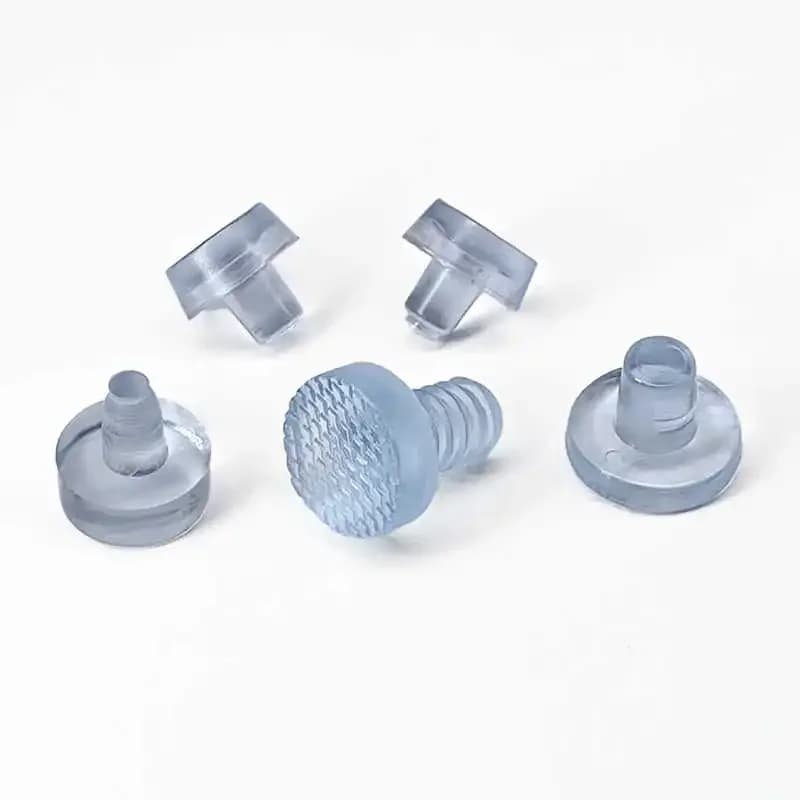 T-Shaped Stopper PS Hard Adhesive PVC Soft Rubber Stopper Furniture Table Chair Leg Foot Bottom Anti Slip Foot Pad
