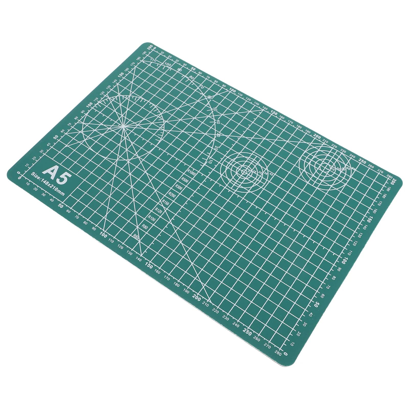 A5 Cutting Mat Double Sided Self Healing Cutting Board Scrapbooking Craft Mat with Measurement Grid for Sewing Hobby Arts Crafts