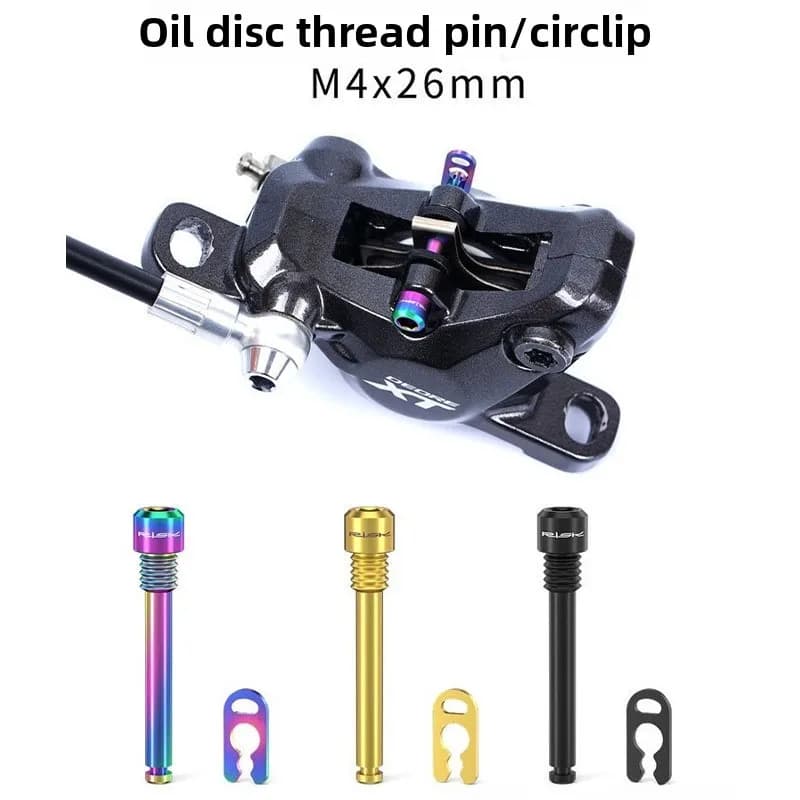 Viti per Pastiglie Freno a Disco per Bici MTB e da Strada, in Lega di Titanio, Compatibili con XT XTR